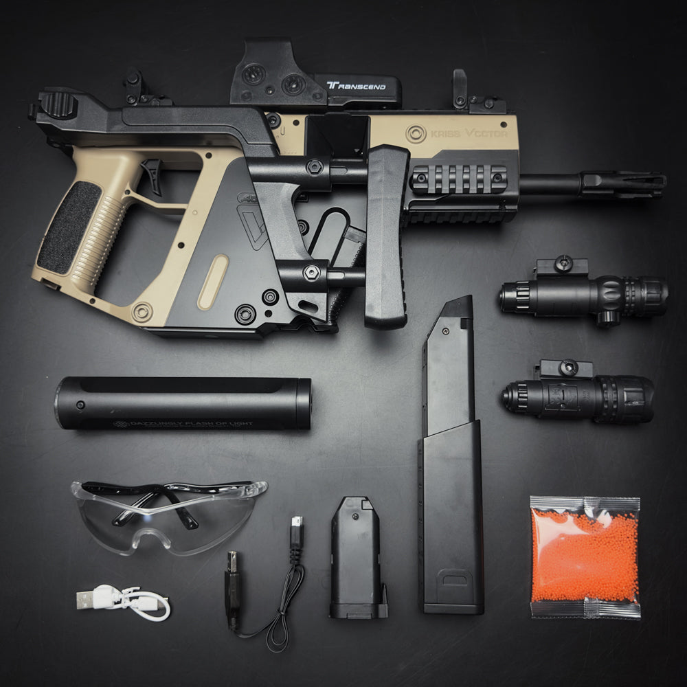 Kriss Vector Gel Blaster (inclui 10 000 Bolas de gel) | GelWeapons.pt