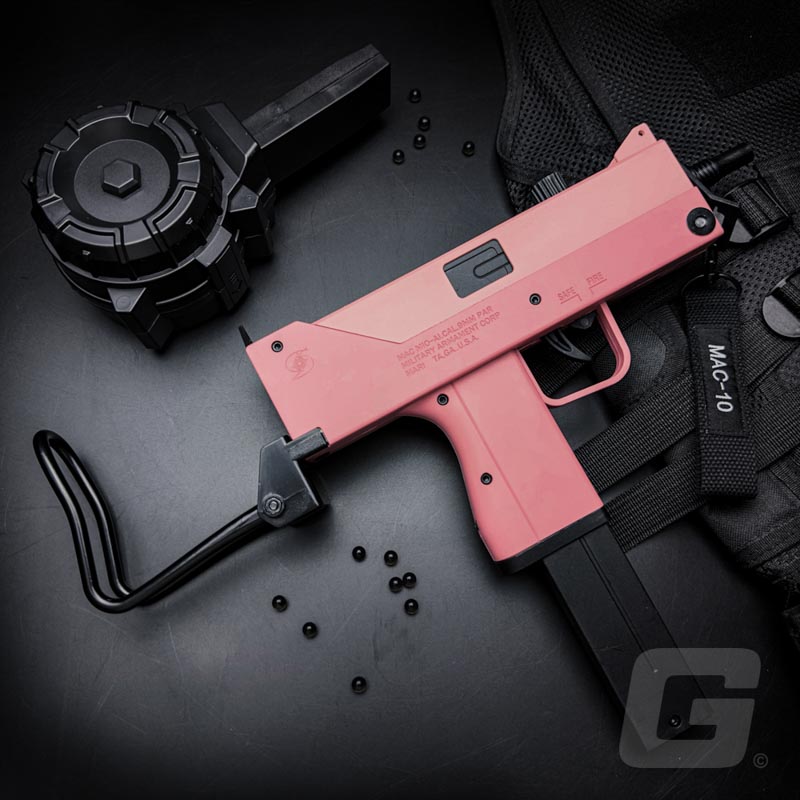 MAC-10 Gel Blaster pink